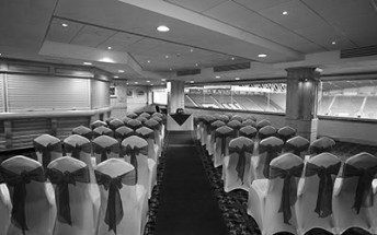 Wedding venue ready for guests