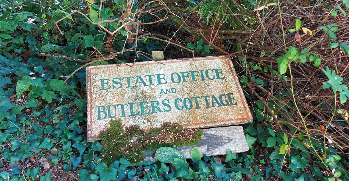 Sign for estate office