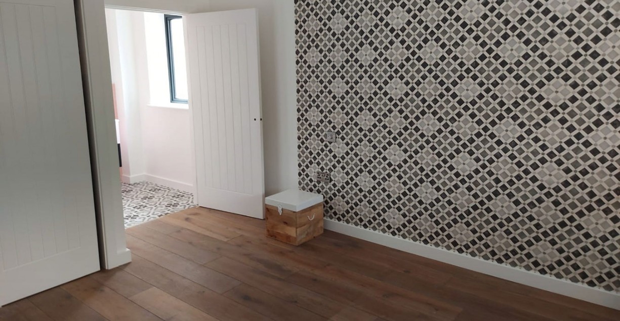 Freshly decorated lounge